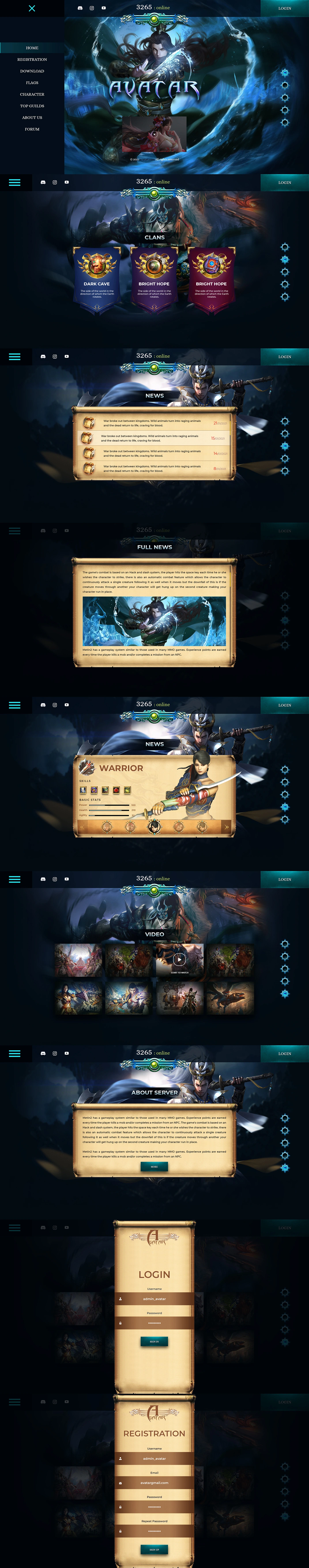 avatar metin2 template html image 2