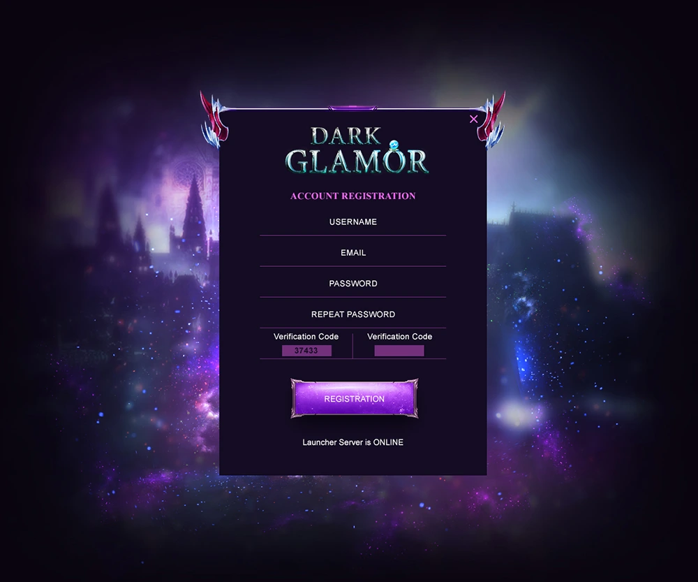 dark glamour mu online template html image 7