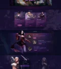 dark night mu online template html image 1