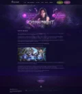 dark night mu online template html image 5