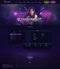 dark night mu online template html image 8