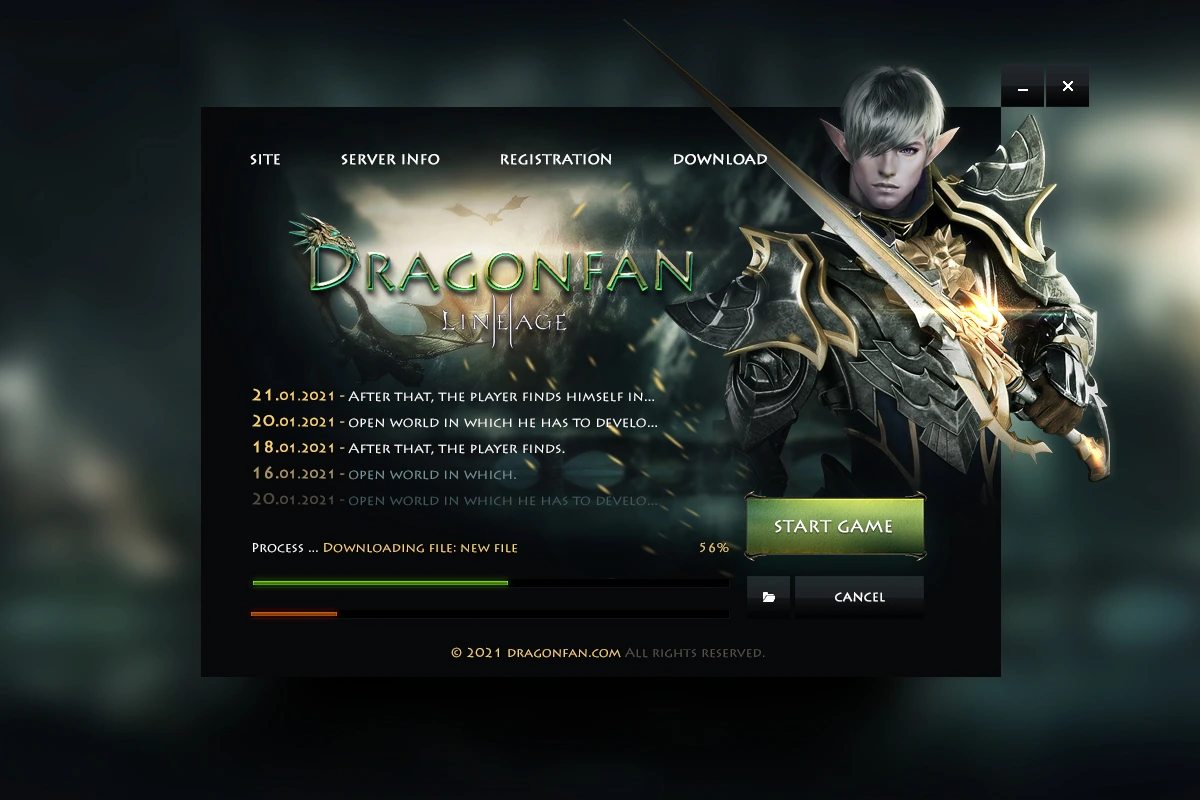 dragonfan lineage2 template html image 6