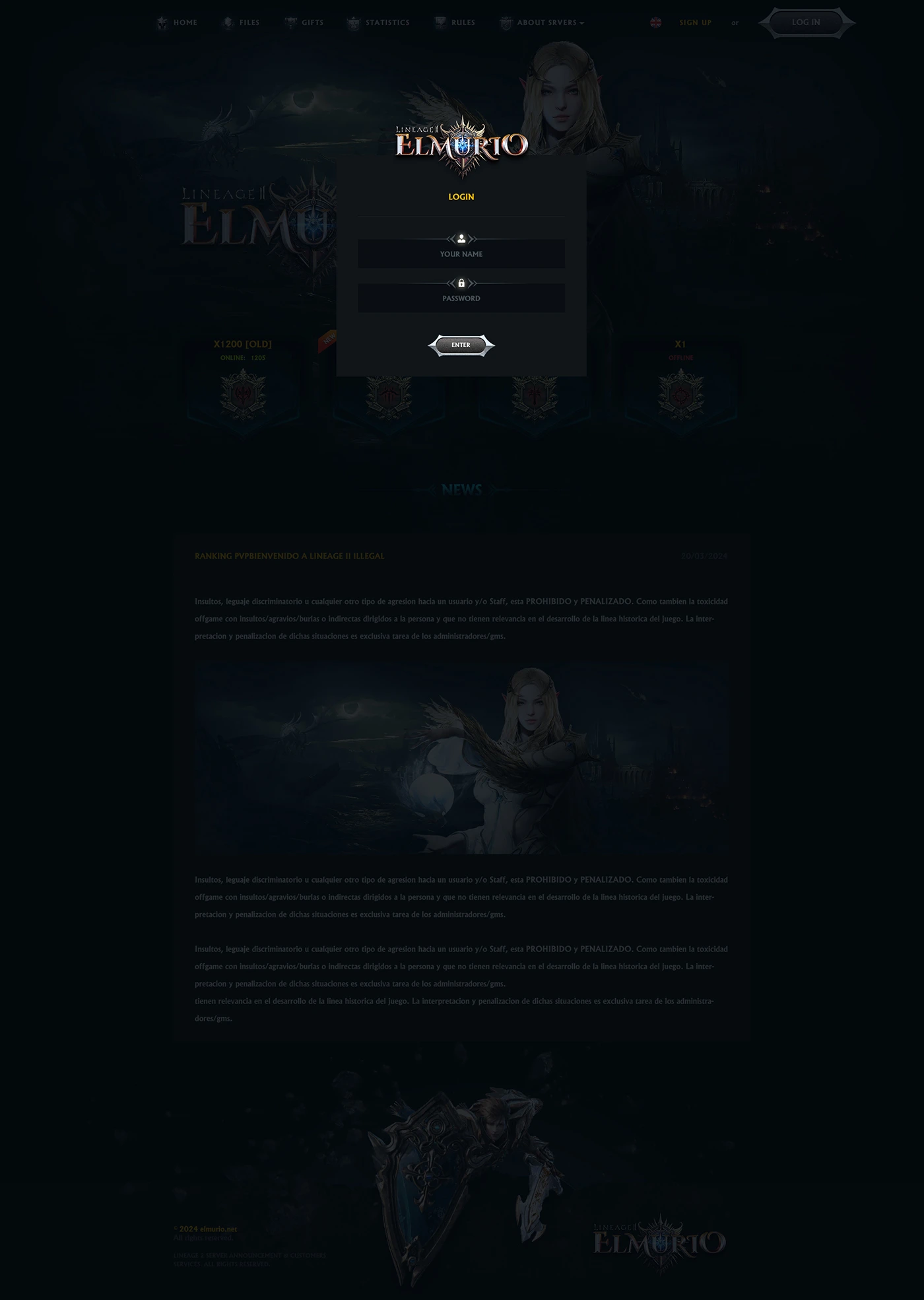 elmurio lineage2 template psd image 6