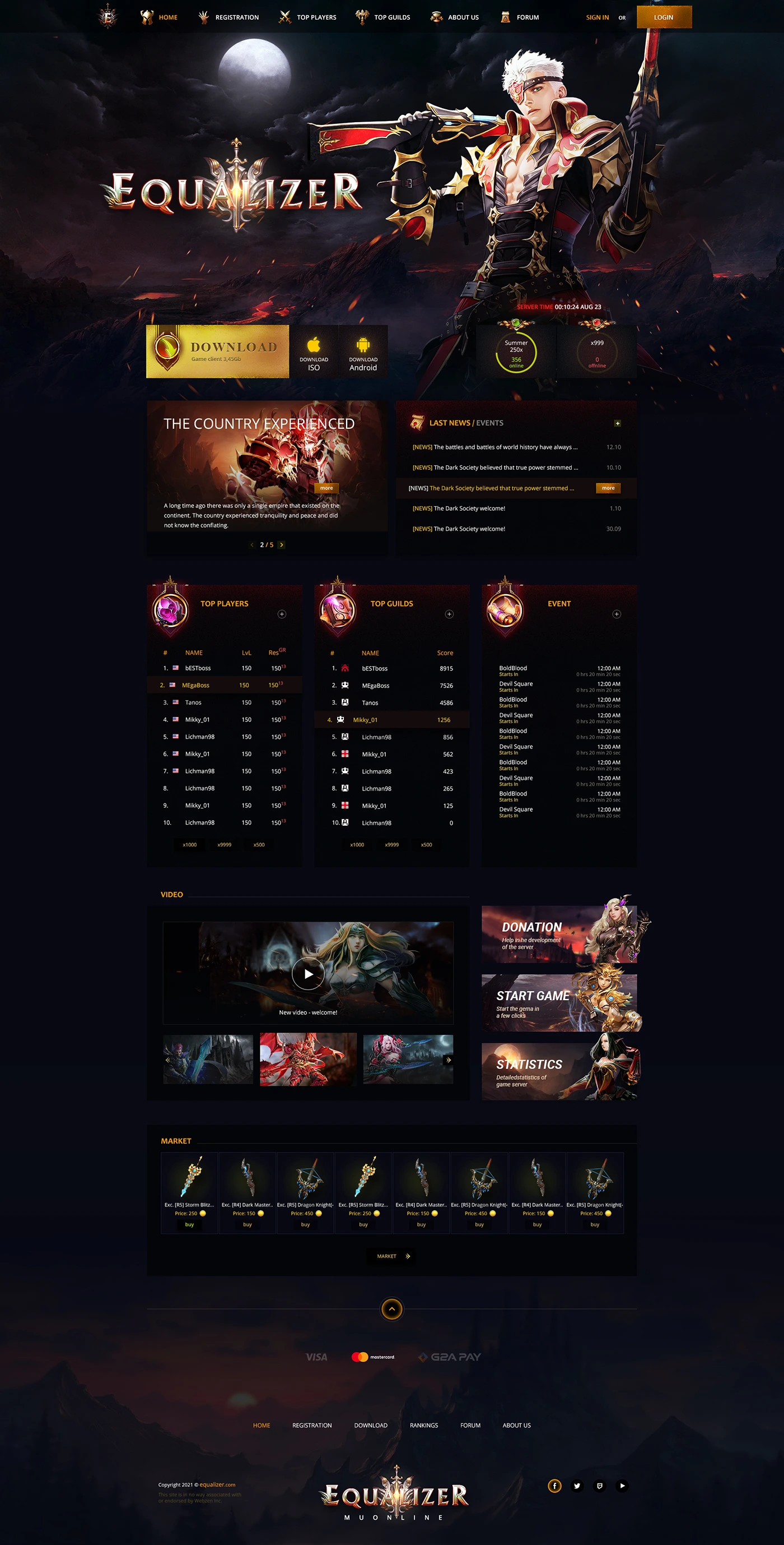 equalizer mu online template html image 3