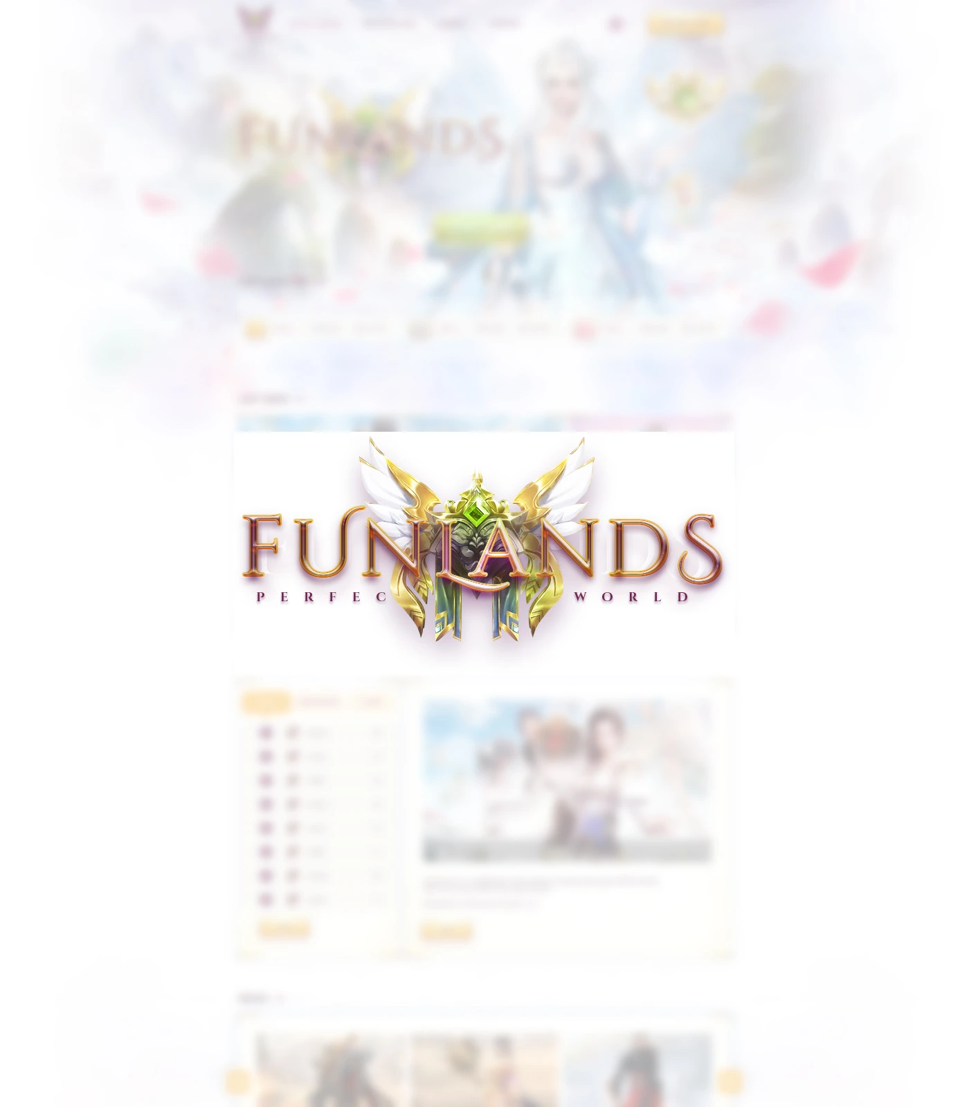 funlands perfect world template html image 4
