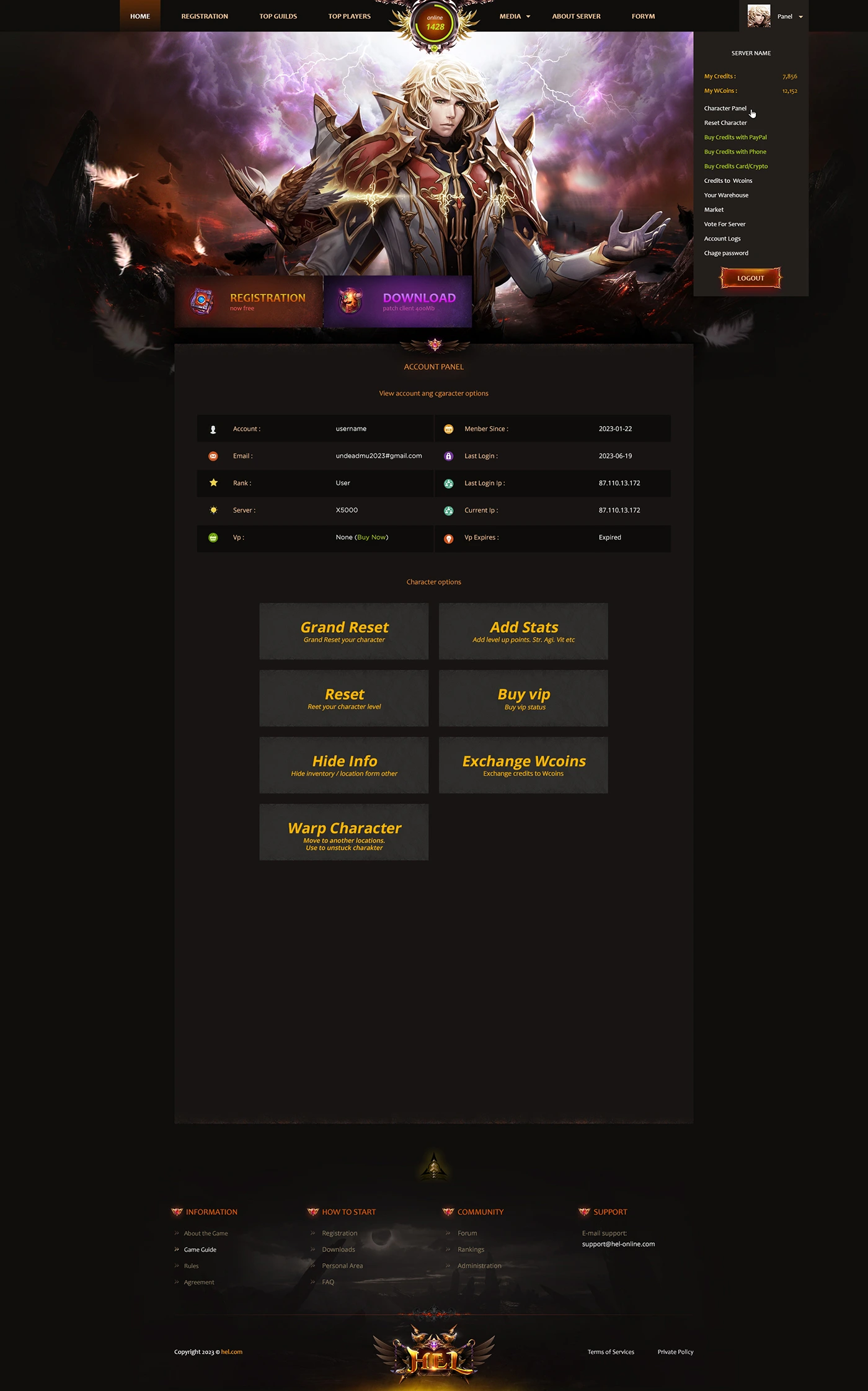 hel mu online template html image 10