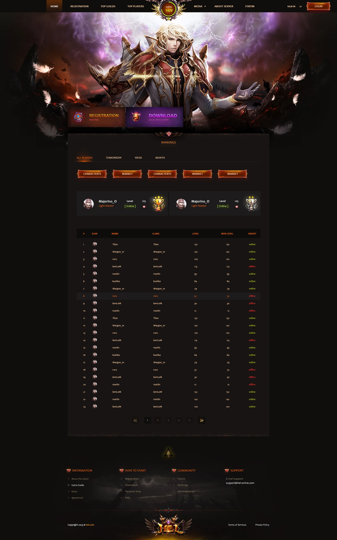 hel mu online template html image 7
