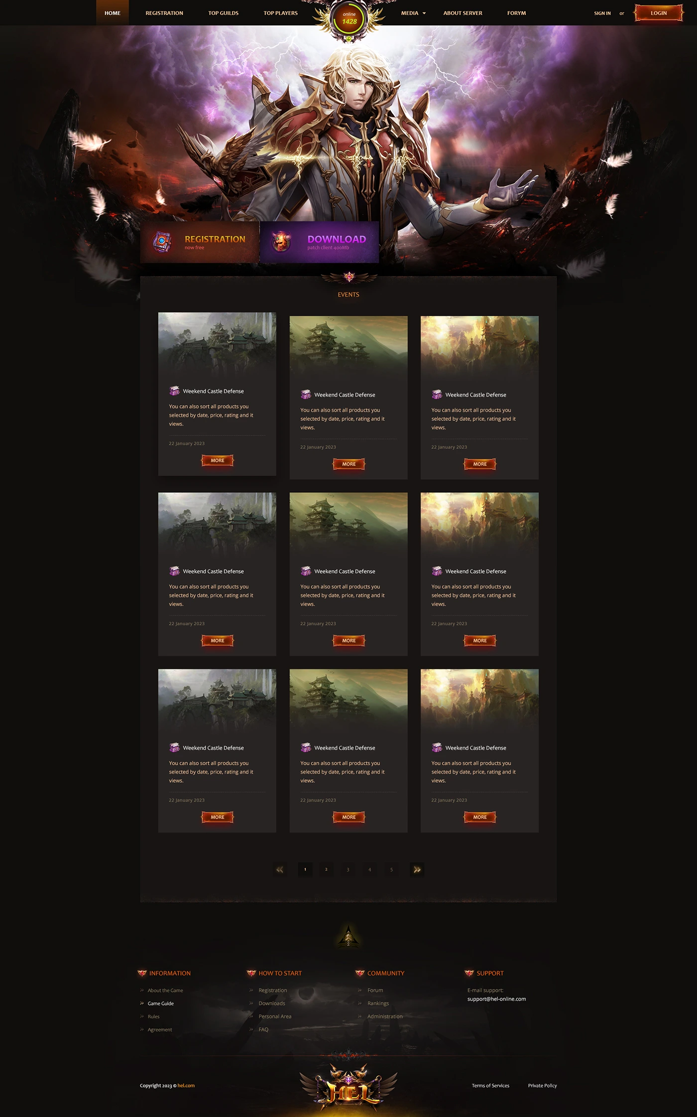 hel mu online template html image 8