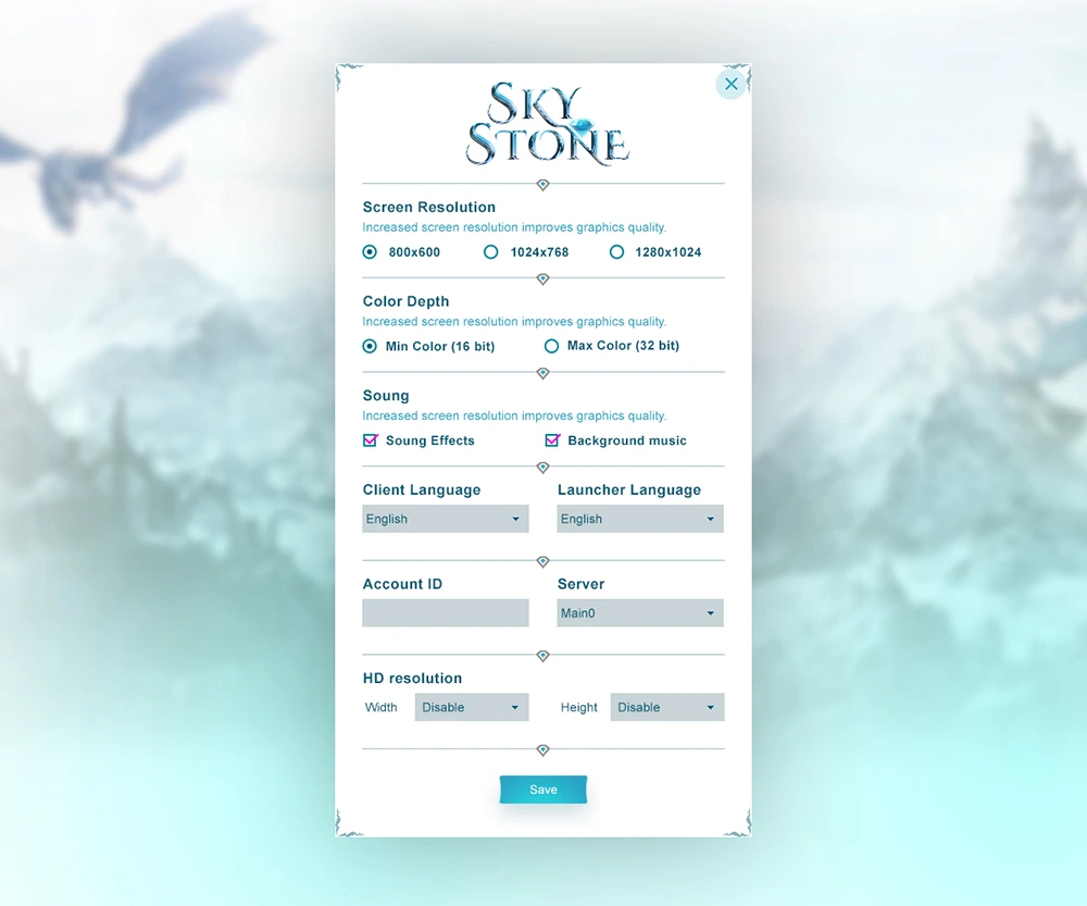 skystone mu online template html image 9