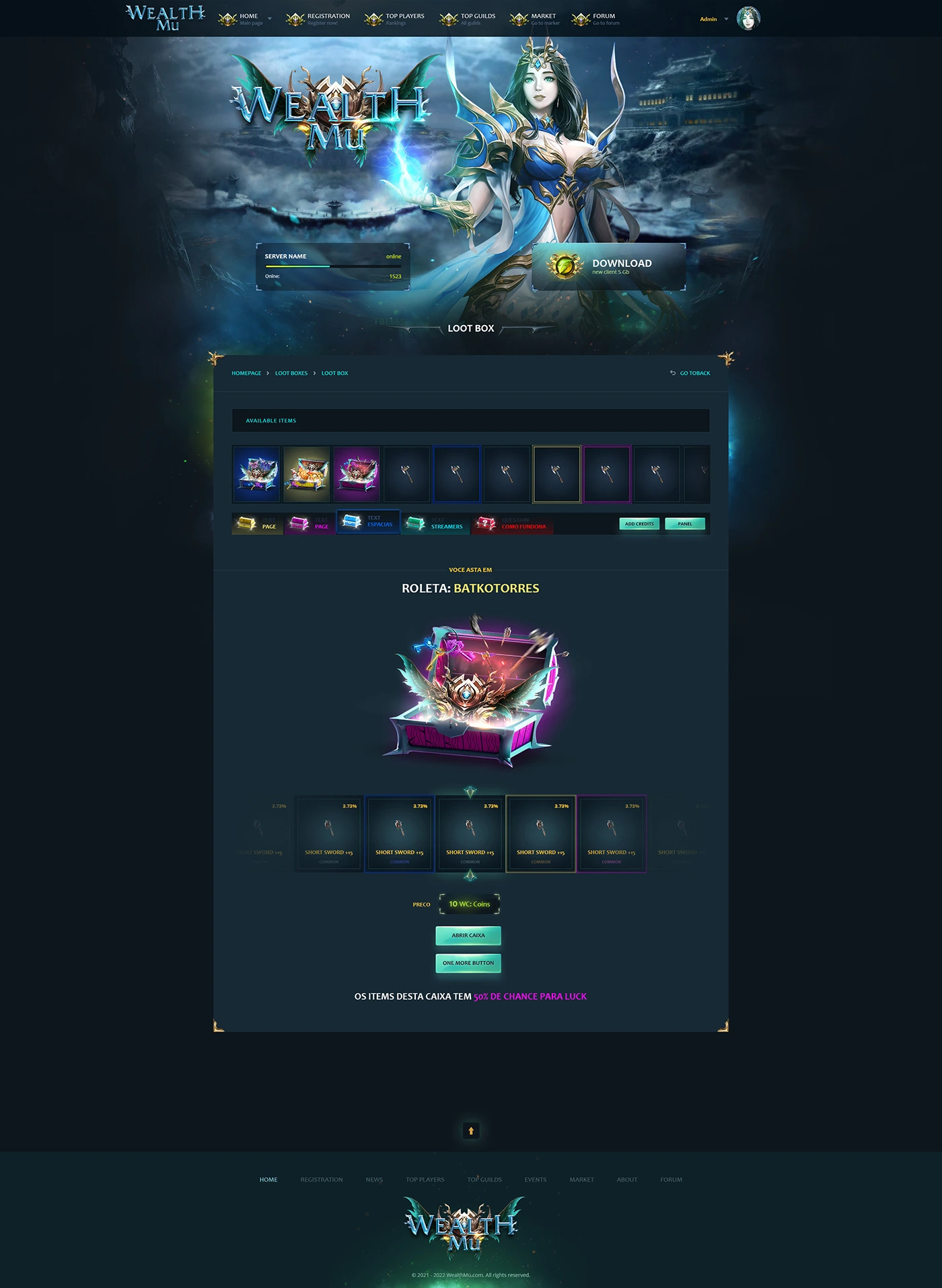 wealthmu mu online template html image 12