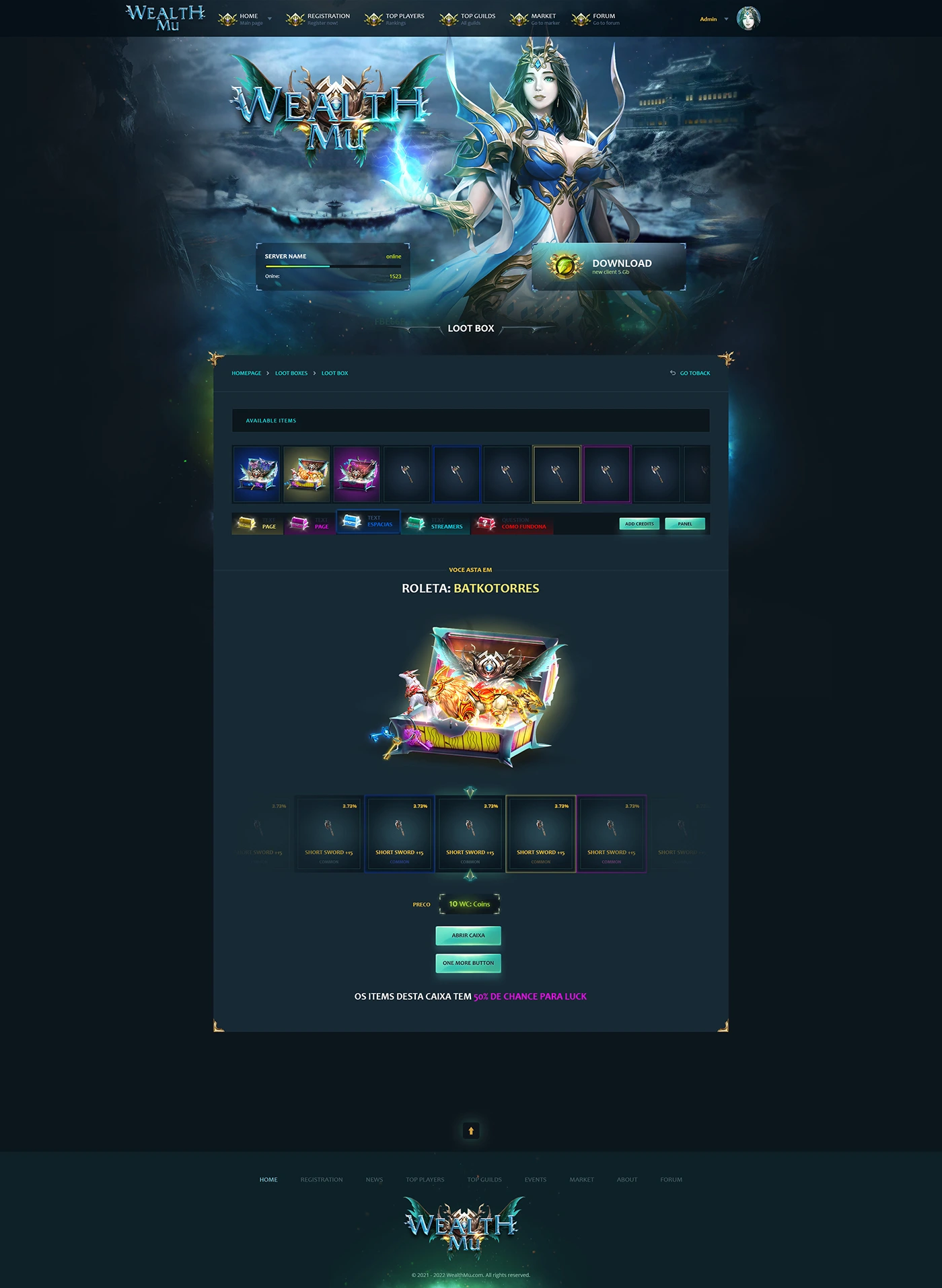 wealthmu mu online template html image 13