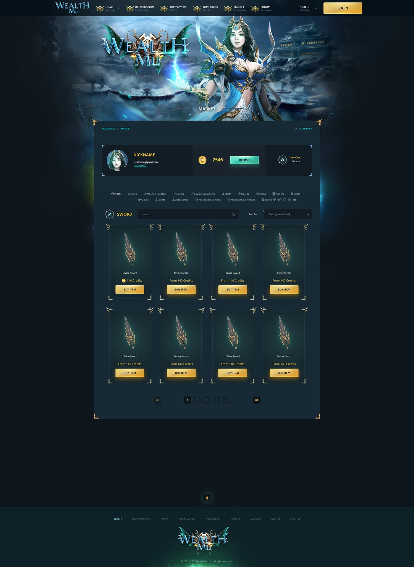 wealthmu mu online template html image 3