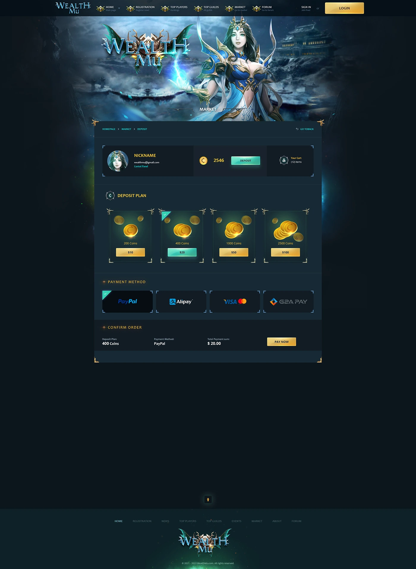 wealthmu mu online template html image 4