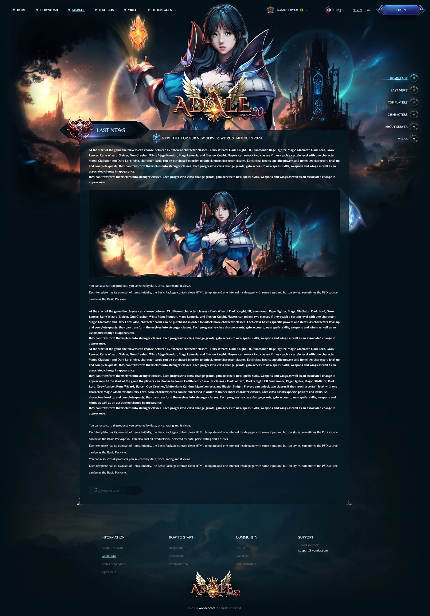adale mu online template psd image 4