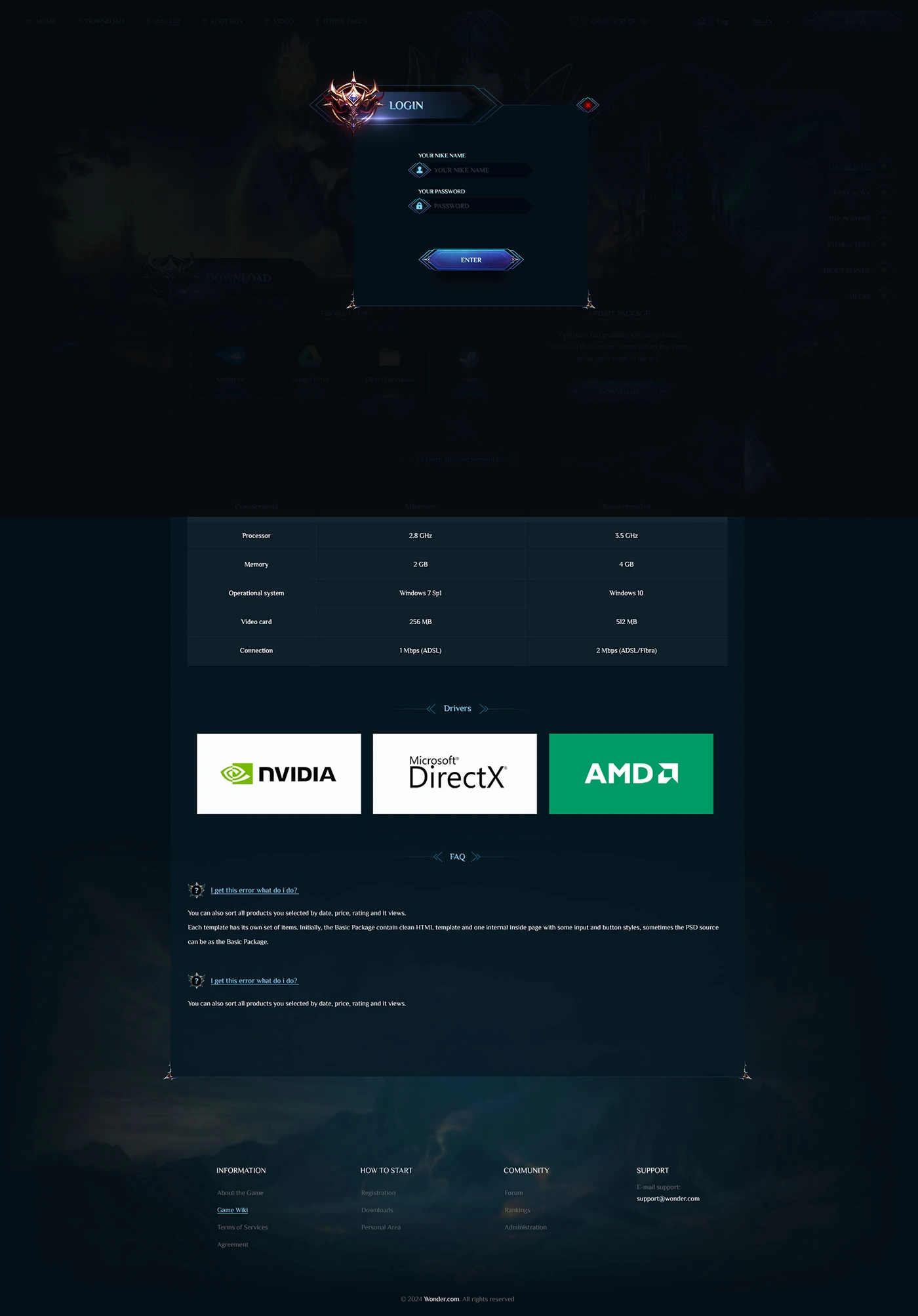 adale mu online template psd image 7