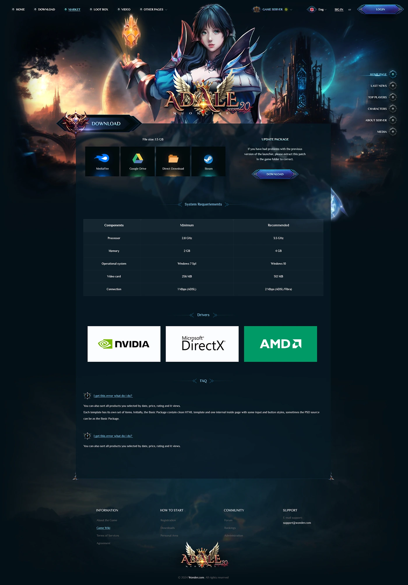 adale mu online template psd image 9