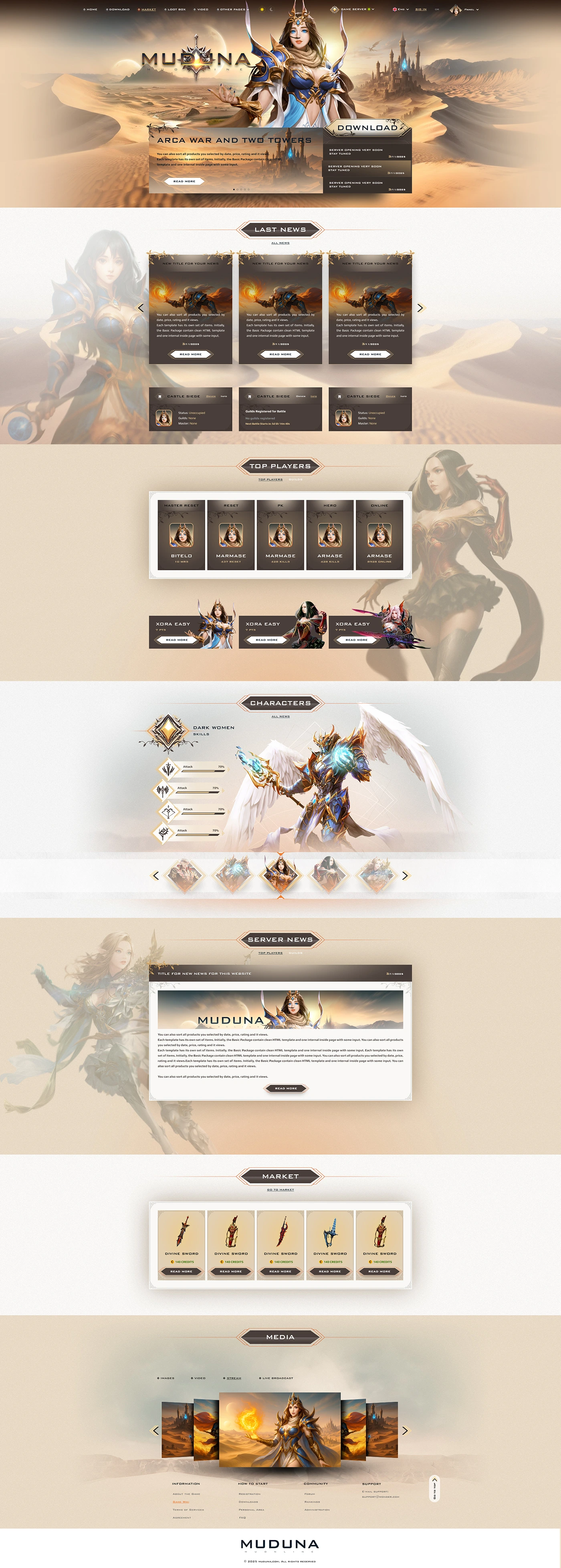 muduna mu online template psd 2