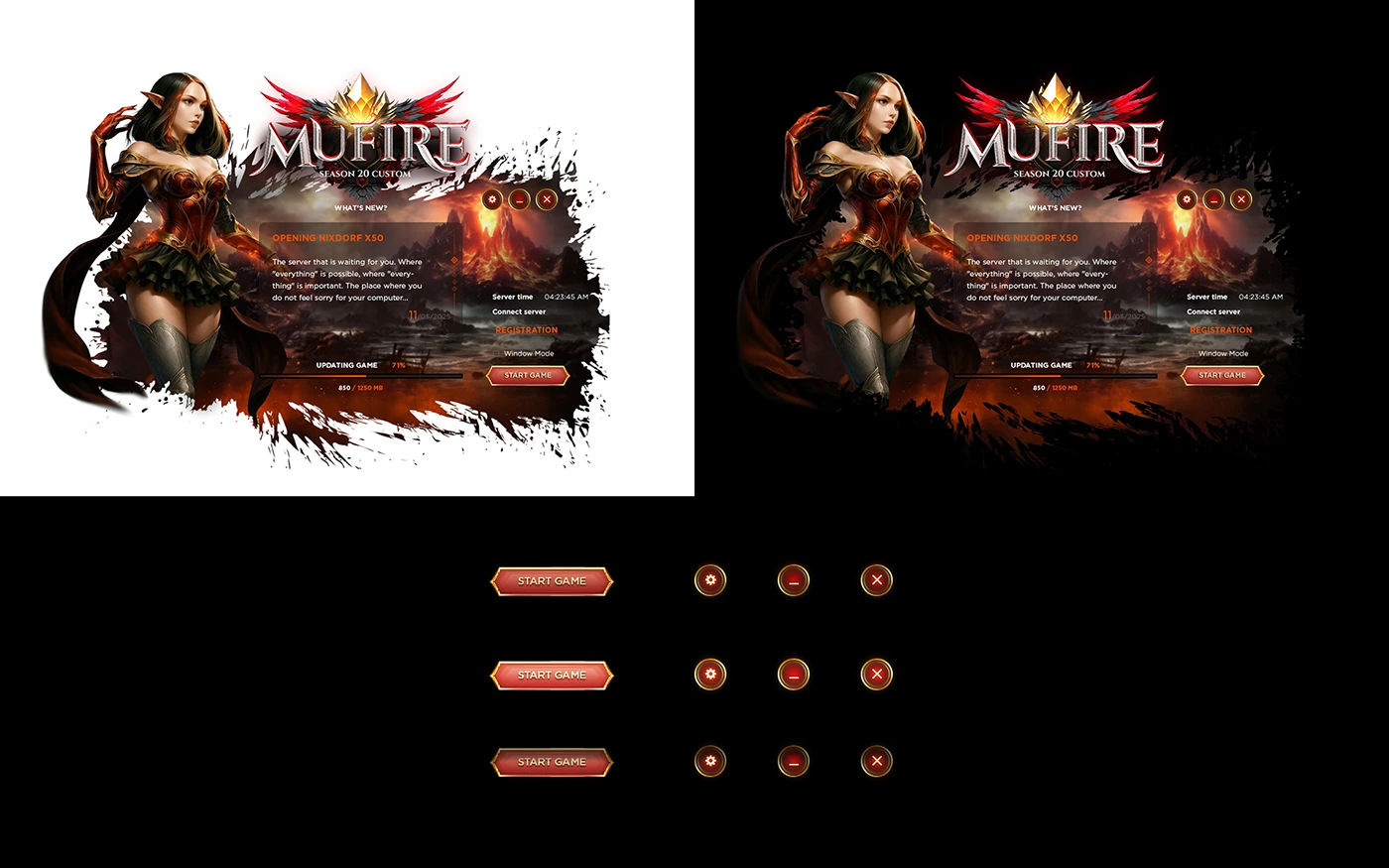 mufire mu online template html 8