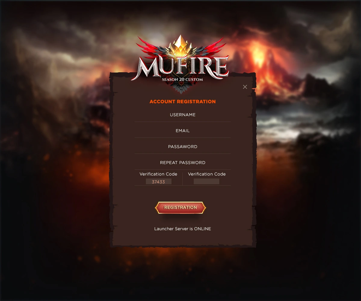 mufire mu online template html 9